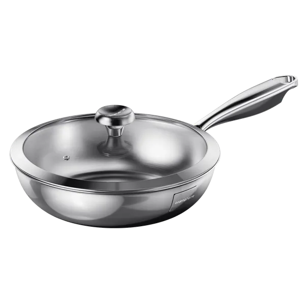 ORAIMO CHEFFLARE DURABLE PREMIUM STAINLESS STEEL DEEP FRY PAN 