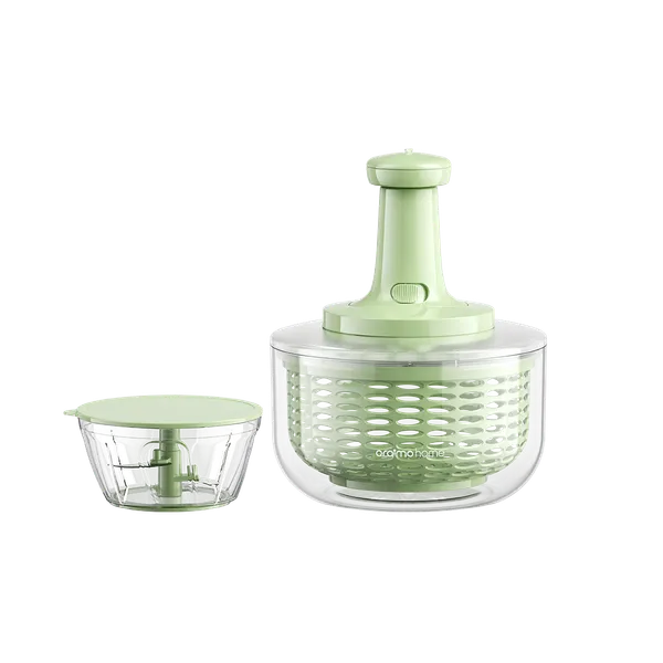 ORAIMO GRATESPIN 2 IN 1 STAINLESS SALAD SPINNER & CHOPPER 