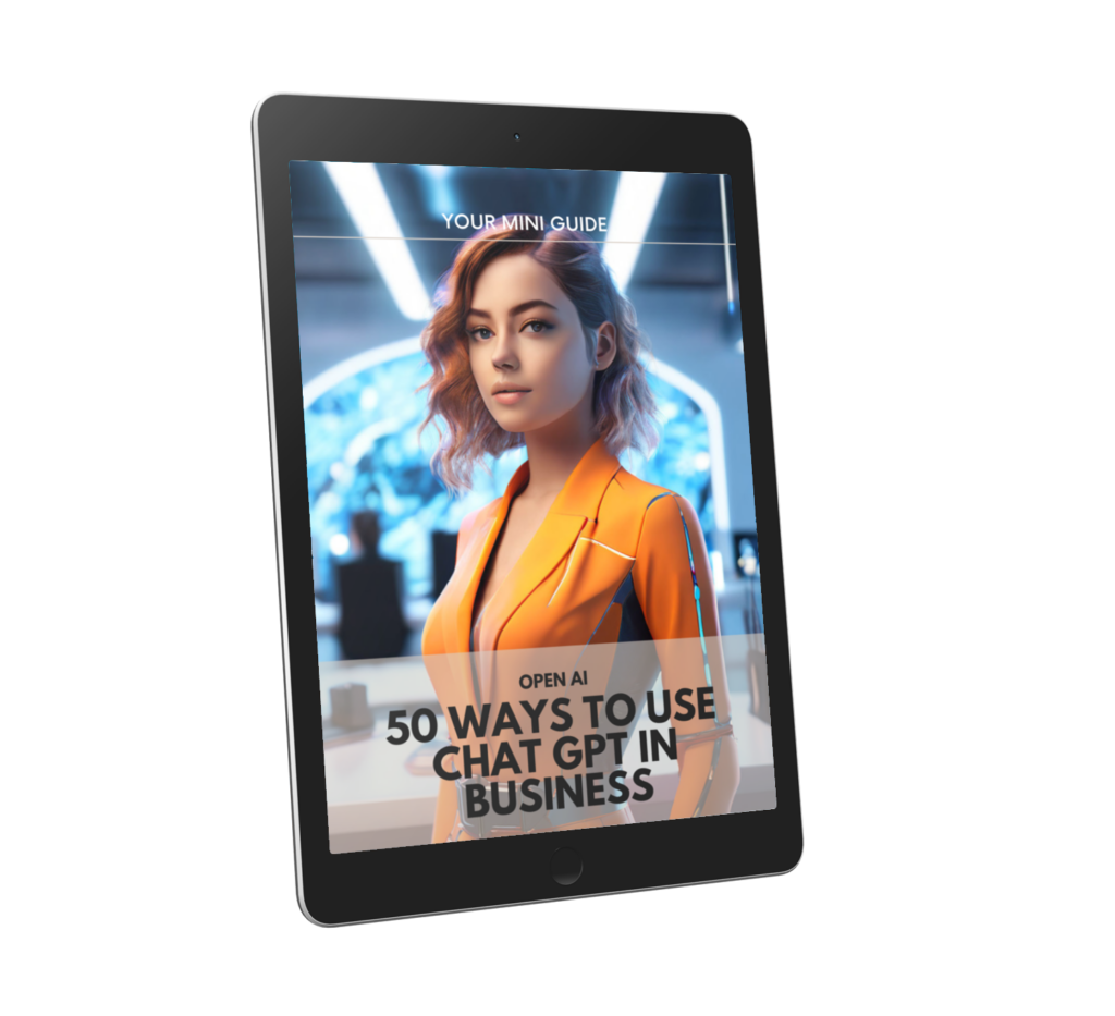 TOP 50 WAYS TO USE CHATGPT IN BUSINESS – E-BOOK 